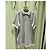 Vestido Polo Prada de Algodón Gris - vista 8