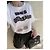 Top Sweatshirt Chanel Blanco de Algodón con Bordado Coco - vista 7