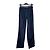Pantalones Alexander Wang Navy de algodón con logo