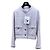 Chanel Tweed Jacke mit Glitzergewebe Größe 34