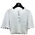 Top Chanel in pizzo bianco corto