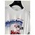 Top Céline Blanco Estampado de Algodón Oversize - vista 2