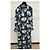 Vestido Chanel de seda con estampado de camelia y perlas - vista 3
