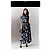 Vestido Chanel de seda con estampado de camelia y perlas - vista 9