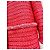 Abrigo Largo Chanel de Tweed Rojo - vista 3