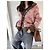 Chanel Cardigan aus Wolle in Rosa mit 3D Blumen - Ansicht 3