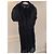 Vestido Chanel de seda negro con mangas abullonadas - vista 4