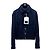 Chanel Navy Wool Jacket with Double C Heart Pockets