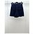Pantaloncini Chanel in lana blu navy - vista 2