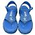 Sandali Chanel Blu Denim in Tessuto Taglia 35