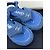 Sandali Chanel Blu Denim in Tessuto Taglia 35 - vista 4