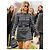 Chanel Tweed Jackenkleid Grau Blau Kariert Größe 38 - Ansicht 6