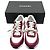 Chanel Sneaker aus bordeauxrotem Kalbsleder