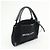 Balenciaga Cabas in tela blu navy e pelle XS - vista 4
