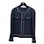 Chaqueta Chanel de tweed con rayas verticales Talla 36