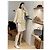 Chanel Tweed Jacke Ecru mit Paillettenbesatz Größe 38 - Ansicht 7