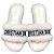 Dior Shearling Clogs White