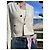 Chanel Cashmere Cardigan Weiß mit gesticktem Logo - Ansicht 7