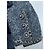 Chaqueta Chanel de tweed gris con cadena - vista 3