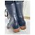 Chanel Sock Boots Schwarz Stoff Double C - Ansicht 6