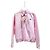 Miu Miu Rosa Baumwolljacke mit gesticktem Logo