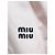 Miu Miu Rosa Baumwolljacke mit gesticktem Logo - Ansicht 2