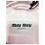 Miu Miu Rosa Baumwolljacke mit gesticktem Logo - Ansicht 4