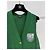 Colete Chanel de Cashmere Verde com Emblema Double C - vista 2