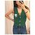 Colete Chanel de Cashmere Verde com Emblema Double C - vista 8