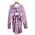 Abito camicia Miu Miu a righe in cotone con spalle scoperte