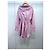 Abito camicia Miu Miu a righe in cotone con spalle scoperte - vista 2