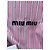 Abito camicia Miu Miu a righe in cotone con spalle scoperte - vista 3