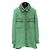 Chanel Jacke aus grünem Tweed mit Karomuster Oversized FR 36