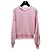 Chanel Kaschmirpullover rosa weiß gestreift