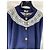 Céline Strickjacke aus Navy Cashmere Fair Isle Jacquard - Ansicht 5