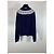 Céline Strickjacke aus Navy Cashmere Fair Isle Jacquard - Ansicht 9
