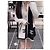 Sciarpa Chanel in Cashmere Bianco e Nero Double C - vista 9