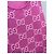 Vestido tank de algodón rosa Gucci con punto jacquard Double G - vista 3