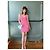 Vestido tank de algodón rosa Gucci con punto jacquard Double G - vista 6