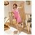 Vestido tank de algodón rosa Gucci con punto jacquard Double G - vista 9