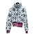 Chanel Steppjacke mit Schneeflocken Muster