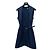 Dior Kleid Navy aus Wolle Ärmellos mit Gürtel