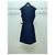 Dior Kleid Navy aus Wolle Ärmellos mit Gürtel - Ansicht 2