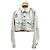 Miu Miu Kurze Jacke aus beige Denim