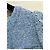 Chaqueta corta Chanel de tweed azul con mangas abullonadas - vista 3