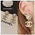 Orecchini Chanel Fiore Oro con Perla e Strass - vista 5