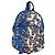 Zaino Chanel in tessuto con graffiti neon