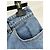 Shorts Chanel de Denim Azul - vista 4