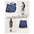 Pantaloncini Miu Miu in cotone patchwork a scacchi - vista 8
