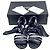 Sandali Chanel Neri in Tessuto con Nastro Double C Taglia 36